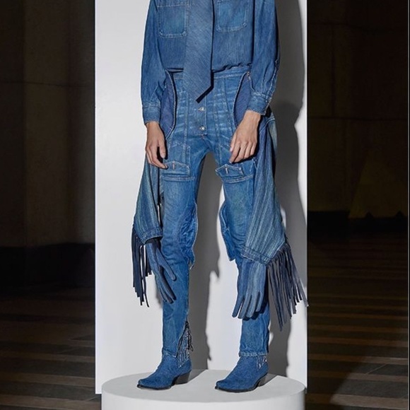 Diesel Red Tag Blue Shayne Oliver Edition Jacket Pocket Jeans In Indi Indigo 24 - Picture 14 of 14